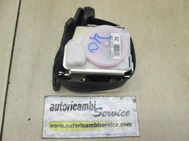 9654437977 CINTURA DI SICUREZZA POSTERIORE SINISTRA SEDILE SECONDA FILA CITROEN C4 GRAND PICASSO 1.6 D 80KW AUT 5P (2009) RICAMBIO USATO 