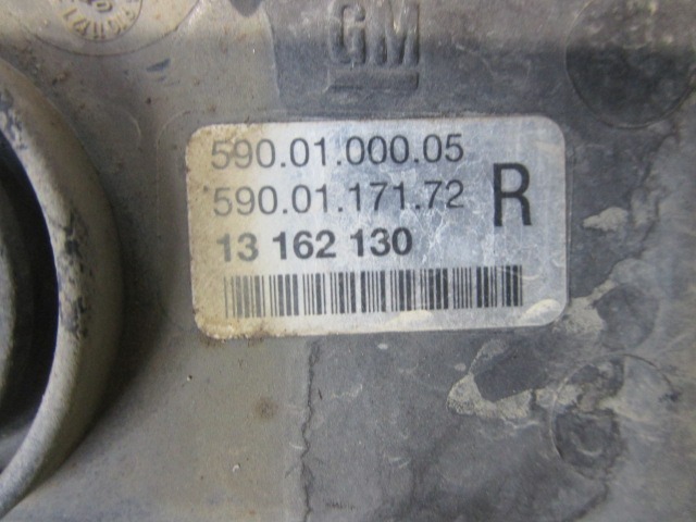 13162130 FARO FANALE PROIETTORE FENDINEBBIA ANTERIORE DESTRO OPEL VECTRA C SW 1.9 D 88KW 6M 5P (2005) RICAMBIO USATO 