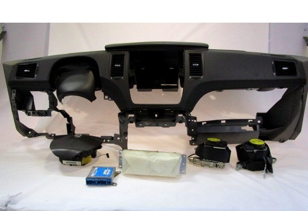 51783815 KIT AIRBAG COMPLETO LANCIA MUSA 1.4 B 70KW AUT 5P (2006) RICAMBIO USATO CON PRETENSIONATORI CINTURE DI SICUREZZA, CENTRALINA AIRBAG, AIRBAG VOLANTE GUIDA, AIRBAG PASSEGGERO 7353935460