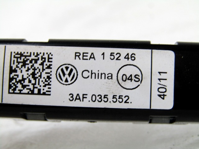 3AF035552 CENTRALINA AMPLIFICATORE ANTENNA VOLKSWAGEN PASSAT 1.4 M 110KW AUT 5P (2012) RICAMBIO USATO 