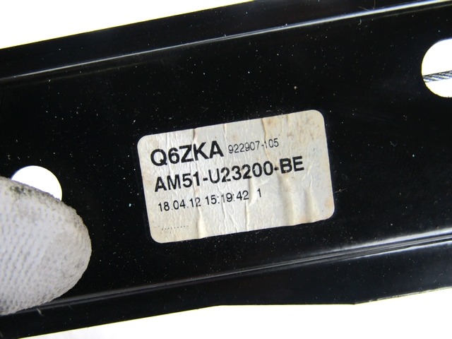 AM51-U23200-BE MOTORINO MECCANISMO ALZA-VETRO ALZA-CRISTALLO PORTA ANTERIORE DESTRA FORD CMAX 1.6 D 85KW 6M 5P (2012) RICAMBIO USATO 
