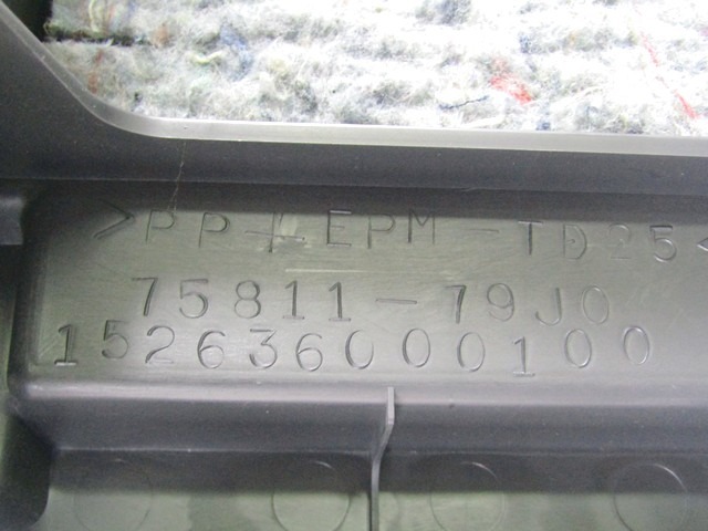 75811-79J0 TUNNEL CENTRALE FIAT 16 SEDICI 1.9 D 4X4 88KW 6M 5P (2006) RICAMBIO USATO 