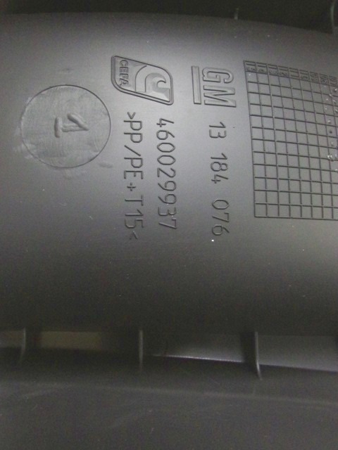 13184076 TUNNEL CENTRALE OPEL CORSA D 1.3 D 55KW 5M 3P (2008) RICAMBIO USATO 460029937