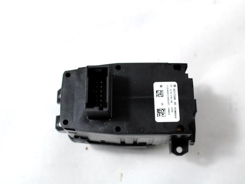 9217594 COMANDO INTERRUTTORE FRENO DI STAZIONAMENTO A MANO ELETTRICO BMW X3 F25 2.0 D 105KW AUT 5P (2013) RICAMBIO USATO