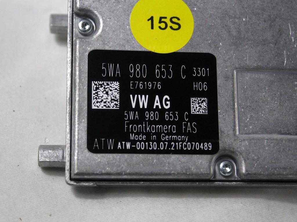 5WA980653C TELECAMERA ANTERIORE LANE ASSIST CUPRA FORMENTOR 2.0 D 4X4 110KW AUT 5P (2021) RICAMBIO USATO