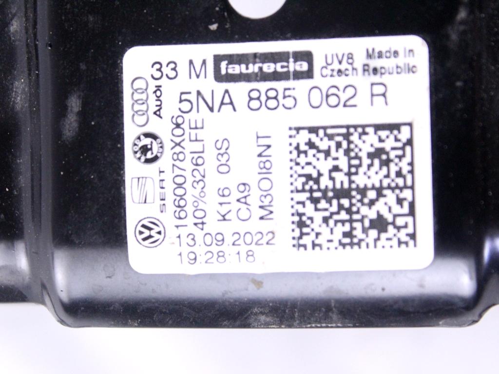 5NA885062R TELAIO SEDILE POSTERIORE LATO DESTRO VOLKSWAGEN TIGUAN 1.5 110KW B AUT 5P (2022) RICAMBIO USATO